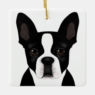 Ornamento de Boston Terrier