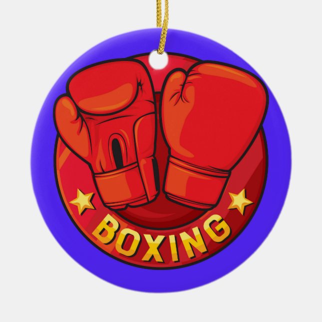 Ornamento de boxeo (Frente)
