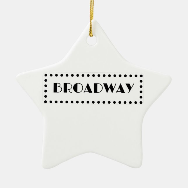 Ornamento de Broadway (Frente)