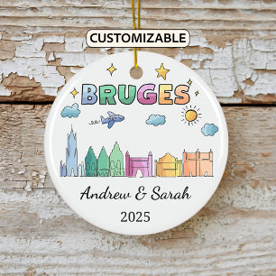 Ornamento de Brujas de Skyline personalizado, Bélg