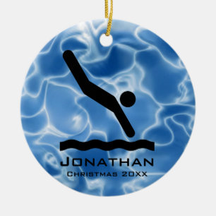 Ornamento de buceo personalizado
