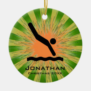 Ornamento de buceo personalizado