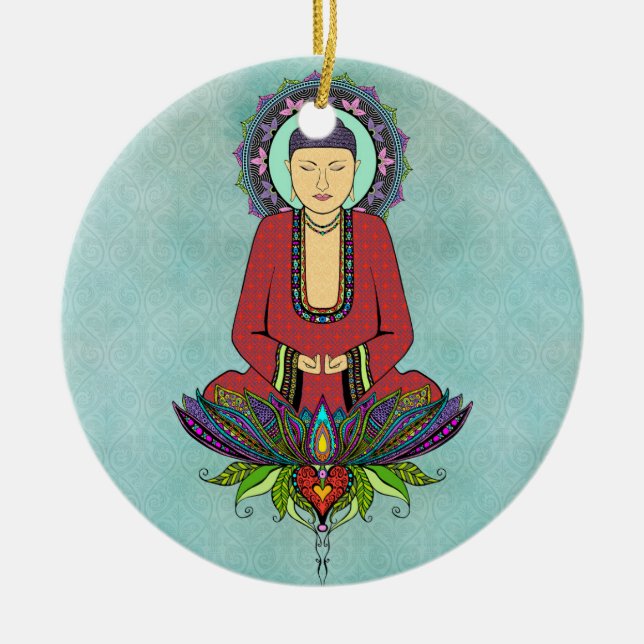 Ornamento de Buda Eléctrico (Frente)