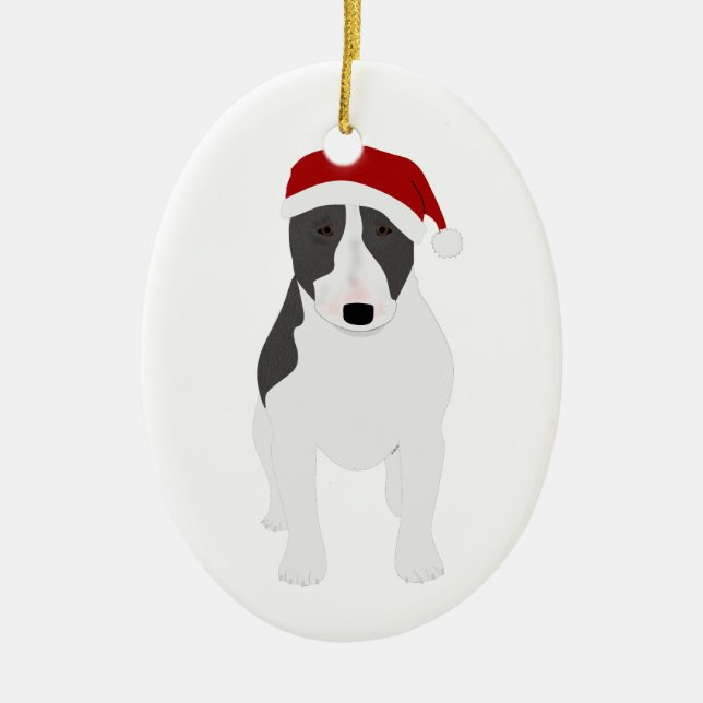 Ornamento de Bull Terrier (Frente)