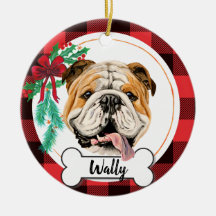 Ornamento de Bulldog inglés