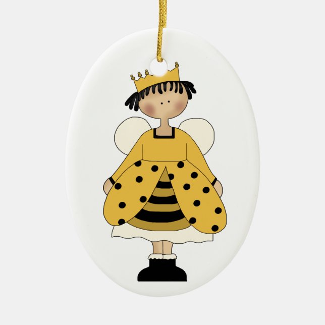 Ornamento de Bumble Bee Princess (Frente)