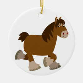 Ornamento de caballo de Personalizado de trote