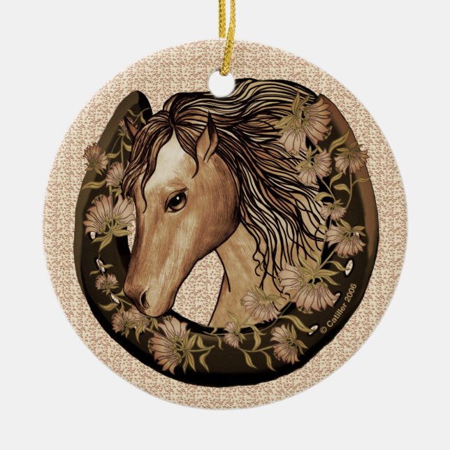 Ornamento de Caballo Lucky (Frente)