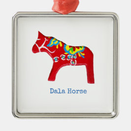 Ornamento de Caballo Red Dala