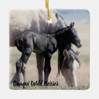 Ornamento de caballos salvajes Onaqui