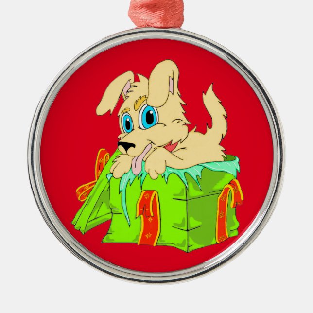 Ornamento De Cachorros navidades (Frente)