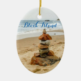 Ornamento de Cairn de Block Island Stone