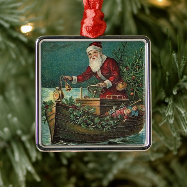 Ornamento de Cajun Santa Christmas (Árbol)