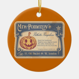 Ornamento de calabazas patéticas