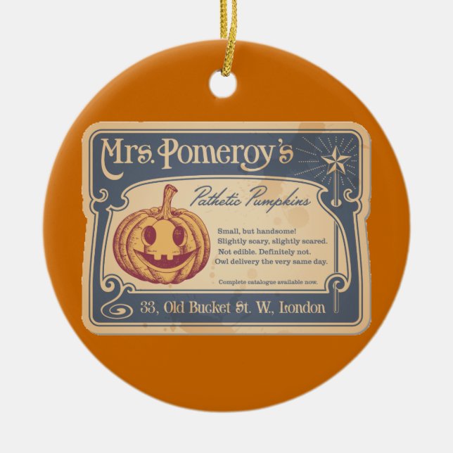 Ornamento de calabazas patéticas (Frente)