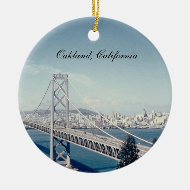 Ornamento de California del puente de la bahía (Frente)
