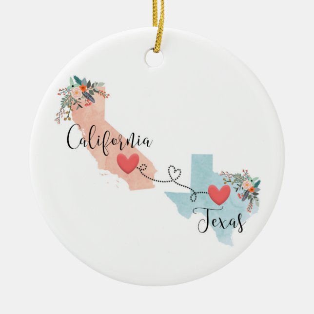 Ornamento de California Texas  (Frente)