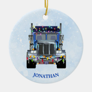 Ornamento de camionero personalizado
