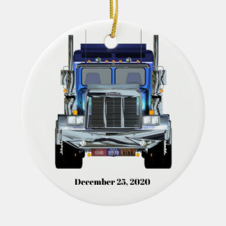 Ornamento de camionero personalizado