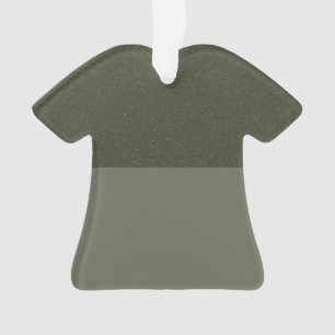 Ornamento de camiseta de tono dúo superior - Perso