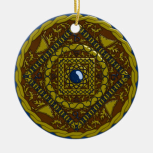 Ornamento de Capricornio Mandala