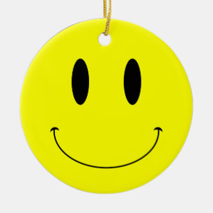 Ornamento de cara de sonrisa de KRW