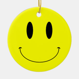 Ornamento de cara de sonrisa de KRW