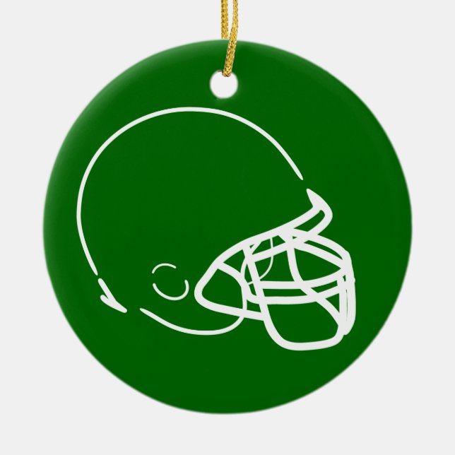Ornamento de cascos de fútbol (Frente)
