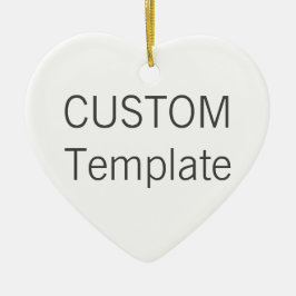 Ornamento de cerámica blanco de encargo del árbol