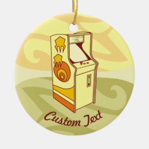 Ornamento de cerámica de consola de juegos de arca