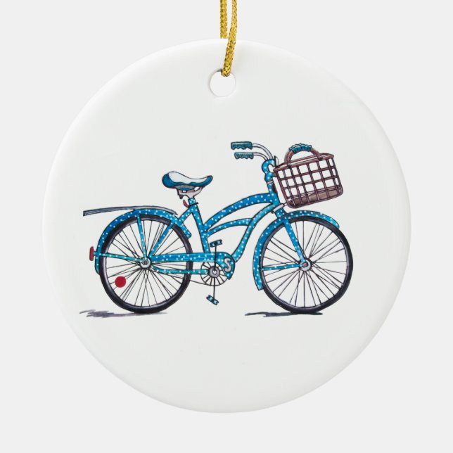 Ornamento de cerámica de Crusier de la playa del (Frente)