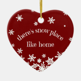 Ornamento de cerámica de la casa del Personalizado