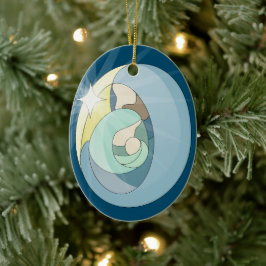 Ornamento de cerámica de la noche sagrada personal