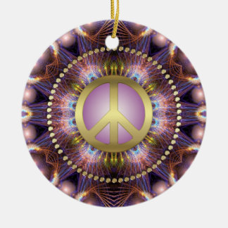 Ornamento de cerámica de NewAge del signo de la