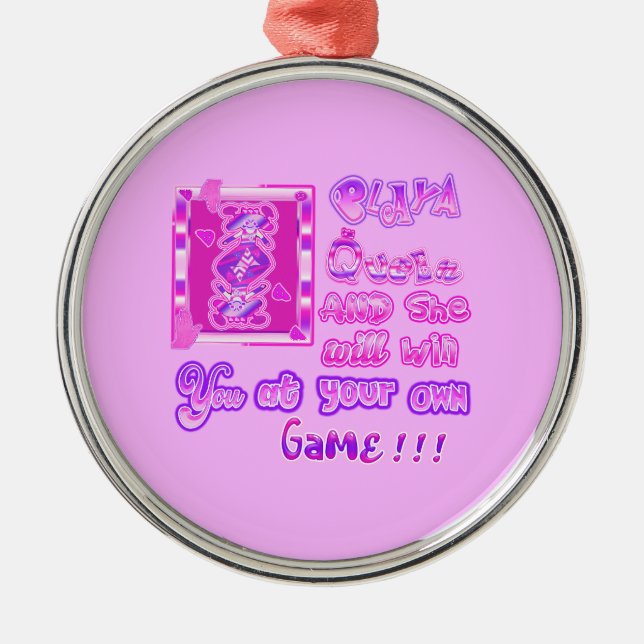 ornamento de cerámica de playa queen (Frente)