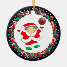 Ornamento de cerámica de regalo de vacaciones de b