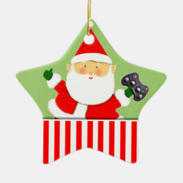 Ornamento de cerámica de regalo de vacaciones para