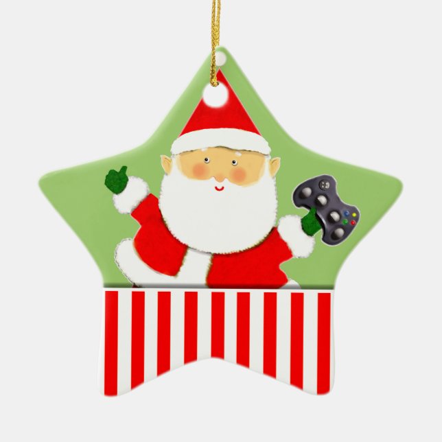 Ornamento de cerámica de regalo de vacaciones para (Frente)