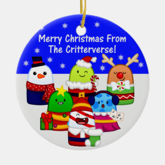 Ornamento de cerámica del navidad