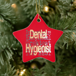 Ornamento de cerámica especial de higienista denta