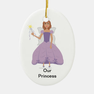 Ornamento de cerámica oval de DHG