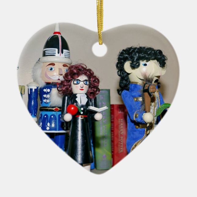 Ornamento de cerámica para maestro de cazadores de (Frente)