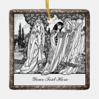 Ornamento de cerámica para mujeres de moda