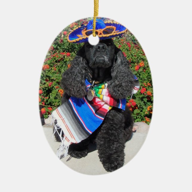 Ornamento de cerámica personalizado de ese Mome (Frente)