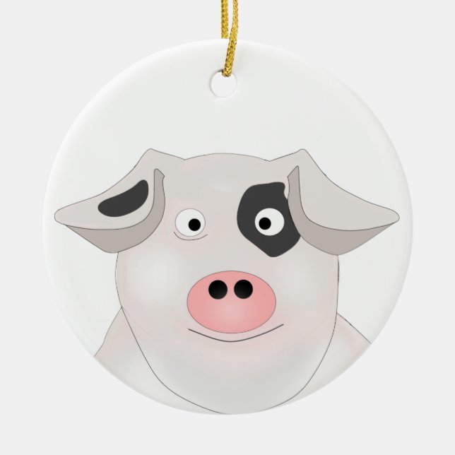 Ornamento de cerdo (Frente)