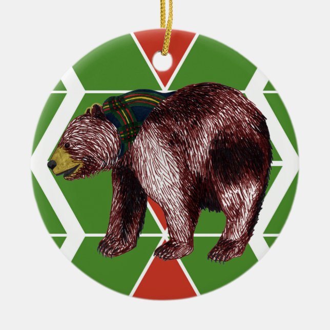 Ornamento de Chevron del oso de Gilwell (Frente)