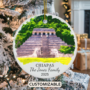Ornamento de Chiapas Personalizado, México