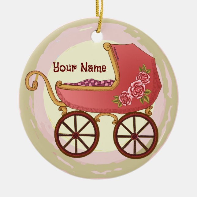 Ornamento de chica Baby Buggy (Frente)