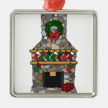 Ornamento de chimenea Lodge