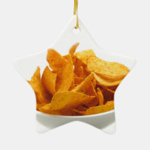 Ornamento de chips de queso